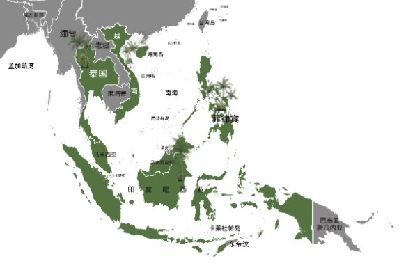 Export region map